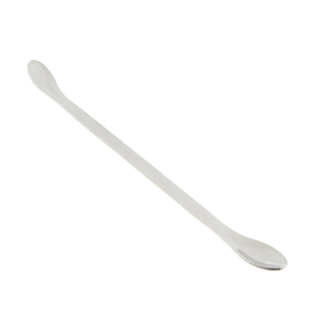 Double-end Stainless Steel Dispensing Spoon/Spade Lab Medical Scraper 20cm