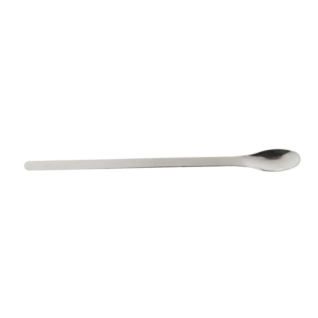 8.6-Inch Stainless Steel Dispensing Spoons Laboratory Micro Medical Scrapers