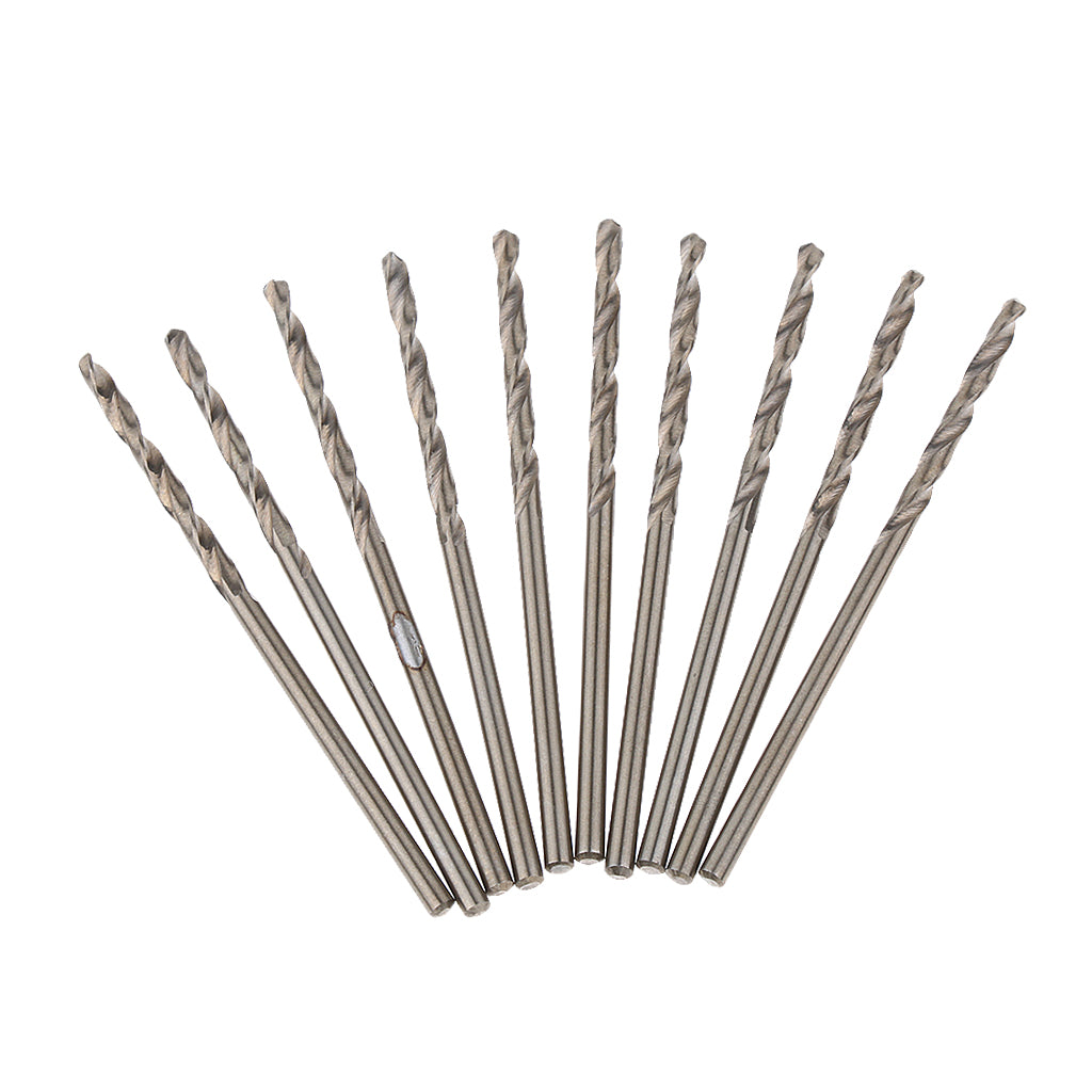 10Pieces High Speed Steel Drill Shank Twist Metal Drill Bit 2.0mm