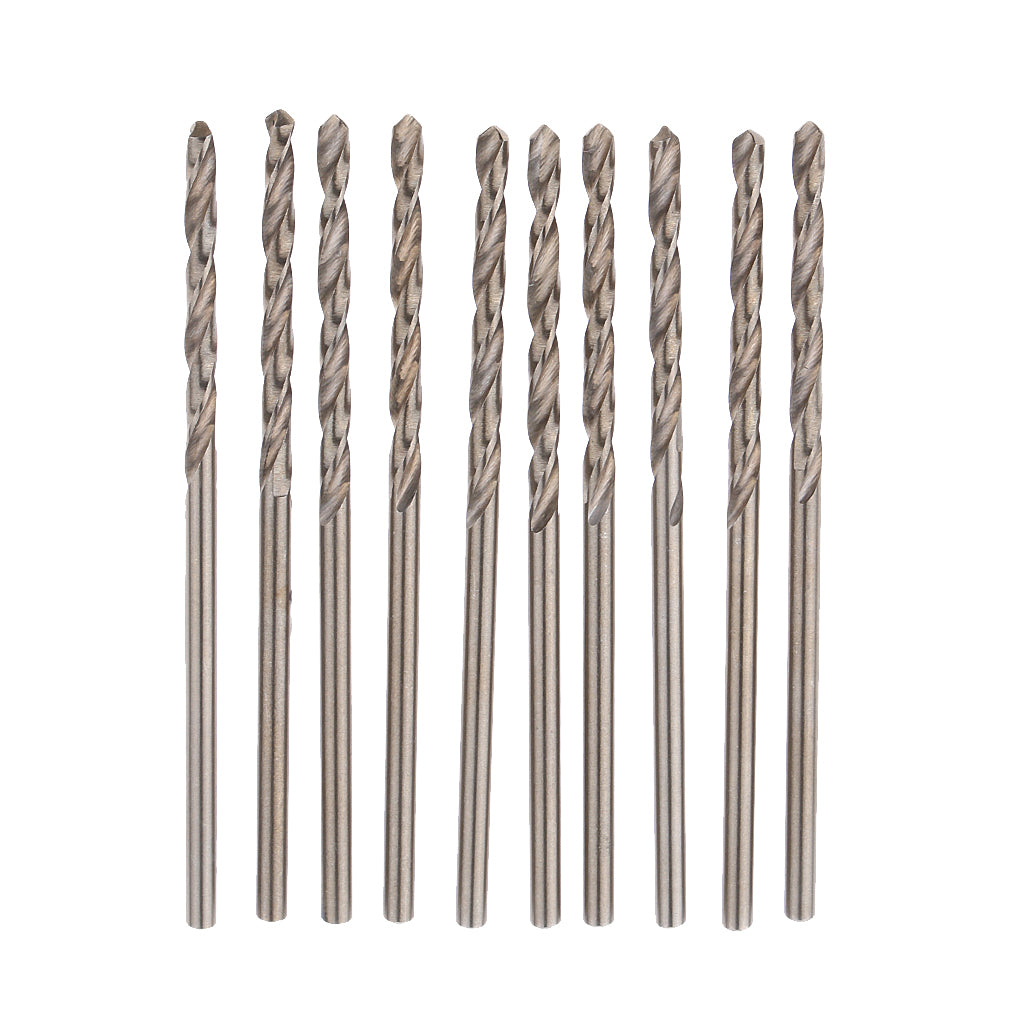 10Pieces High Speed Steel Drill Shank Twist Metal Drill Bit 2.0mm