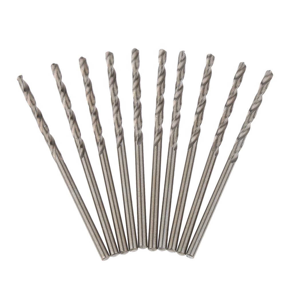 10Pieces High-Speed Steel Drill Straight Shank Twist Metal Drill Bit 2.2mm