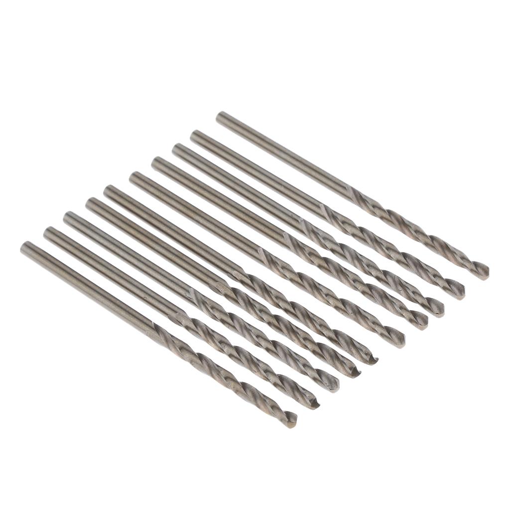 10Pieces High-Speed Steel Drill Straight Shank Twist Metal Drill Bit 2.2mm