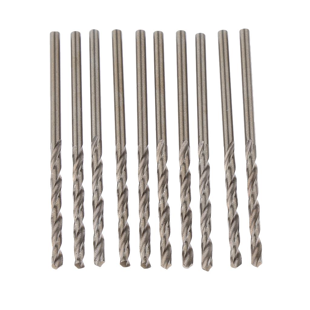 10Pieces High-Speed Steel Drill Straight Shank Twist Metal Drill Bit 2.2mm