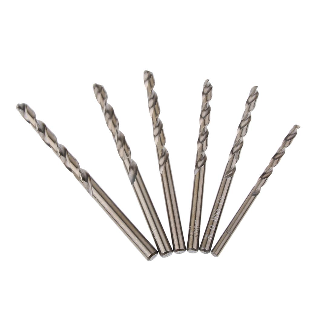 10Pieces High Speed Steel Drill Straight Shank Twist Metal Drill Bit 4mm