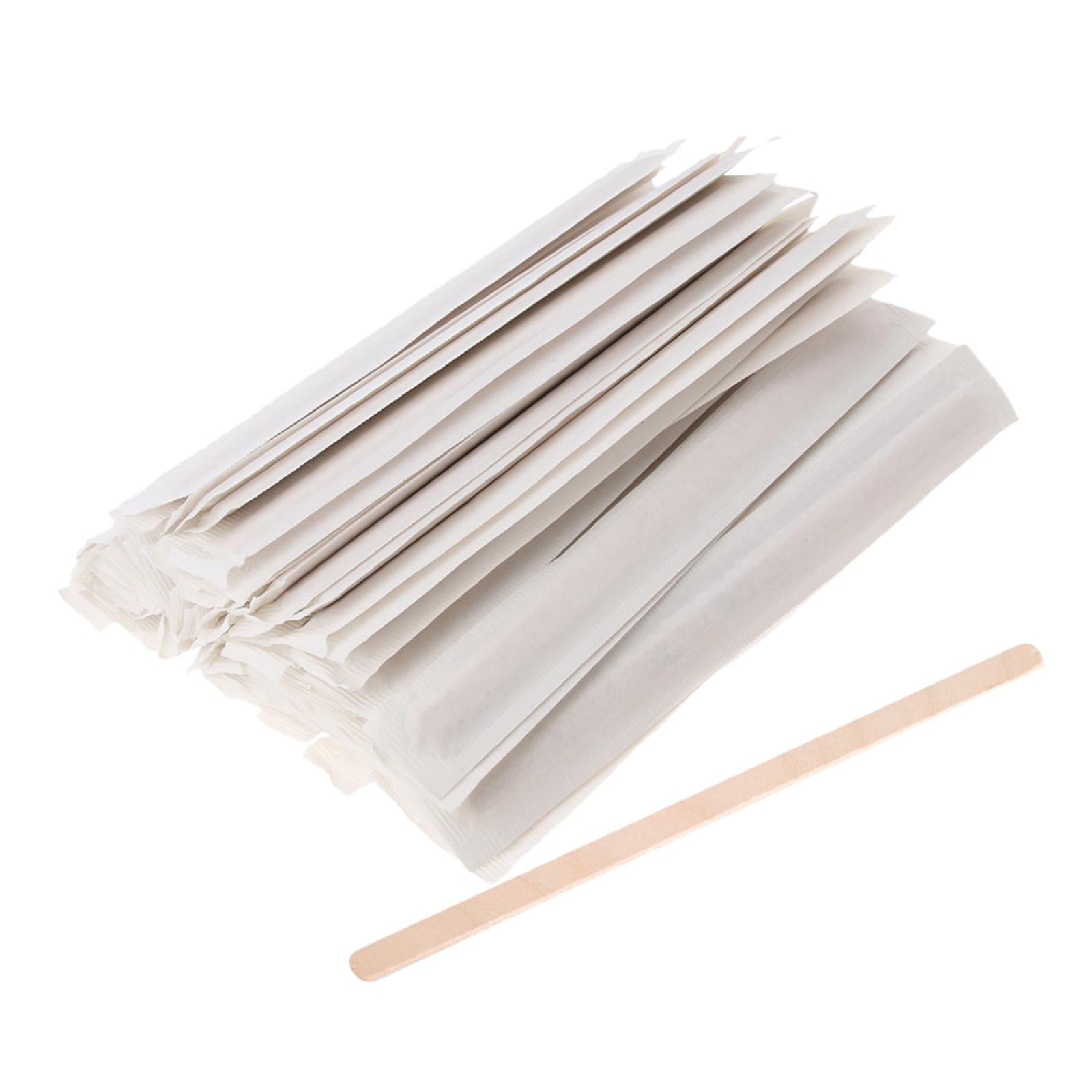 100 Pcs 140mm Disposable Wooden Coffee Stirrer For Hot Cold Drink Beverage 5.5'' of 100% Pure Birch Wood