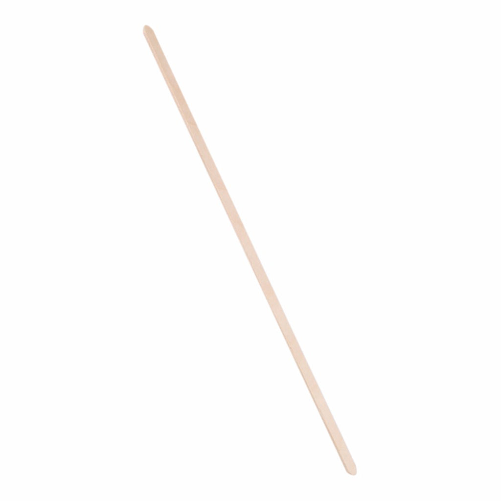 100 Pcs 178mm Disposable Wooden Coffee Stirrer For Hot Cold Drink Beverage 7'' of 100% Pure Birch Wood