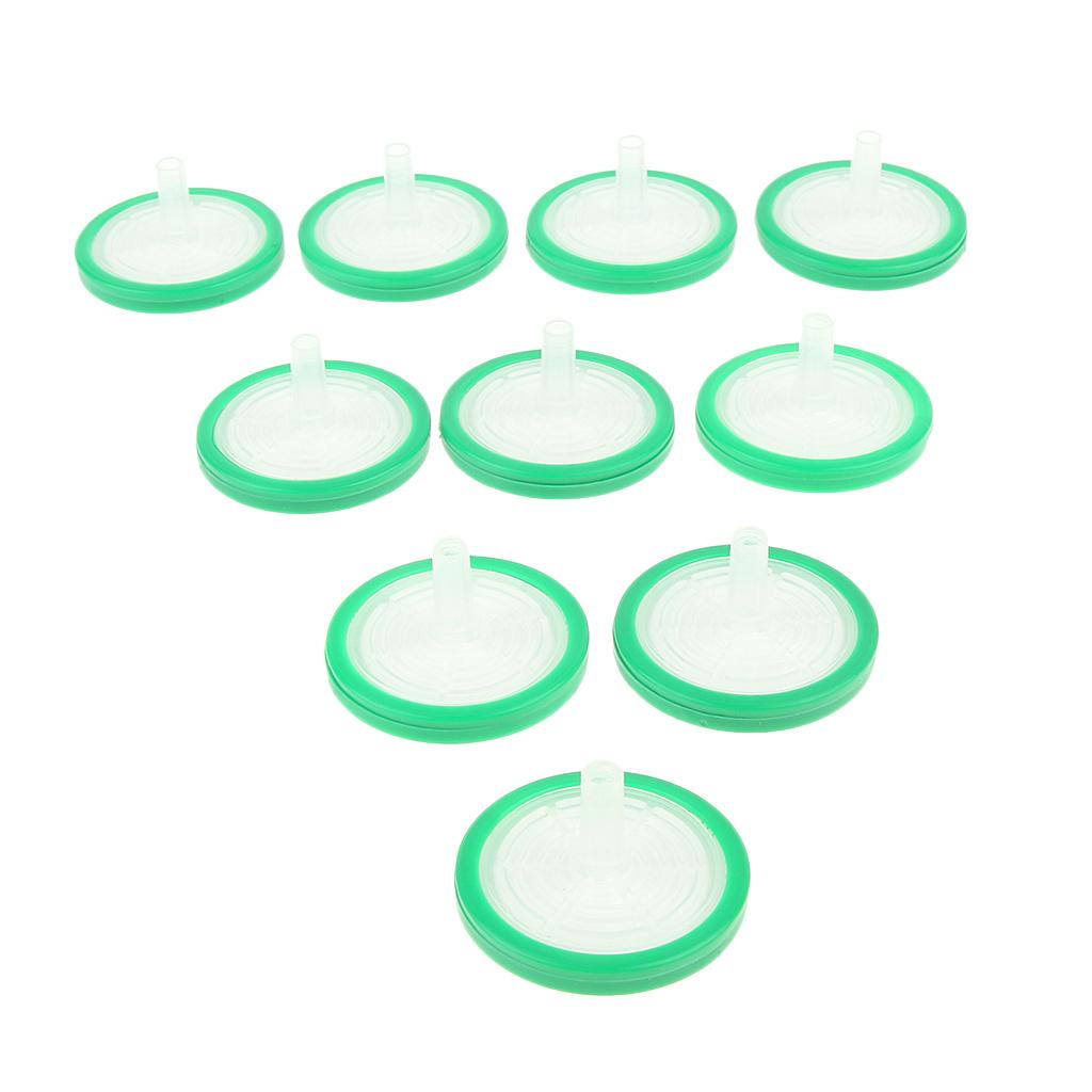 10 Pieces Scientific Disposable Lab Driven Filter Membrane MCE 25mm 0.22um