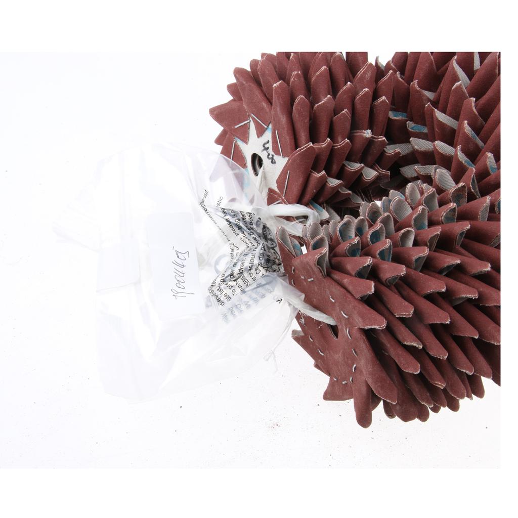 50 Pieces Octagonal Abrasive Sandpaper Polishing Tool 400# Double Layer