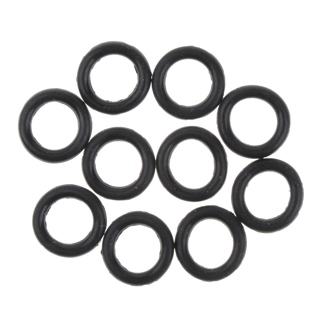 10 Pieces Rubber Seal Ring for Stirring Rod Stirrer Mixer Shaft 7×11mm