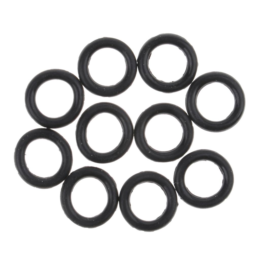 10 Pieces Rubber Seal Ring for Stirring Rod Stirrer Mixer Shaft 7×11mm