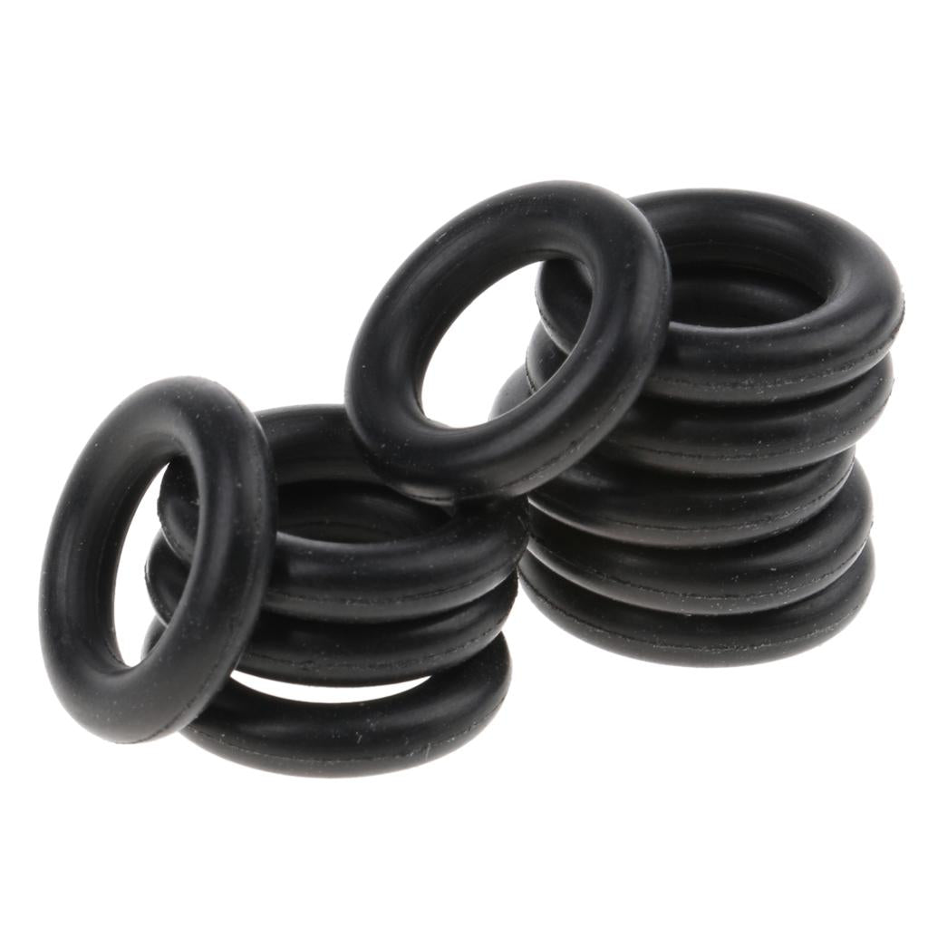 10 Pieces Rubber Seal Ring for Stirring Rod Stirrer Mixer Shaft 9×15mm