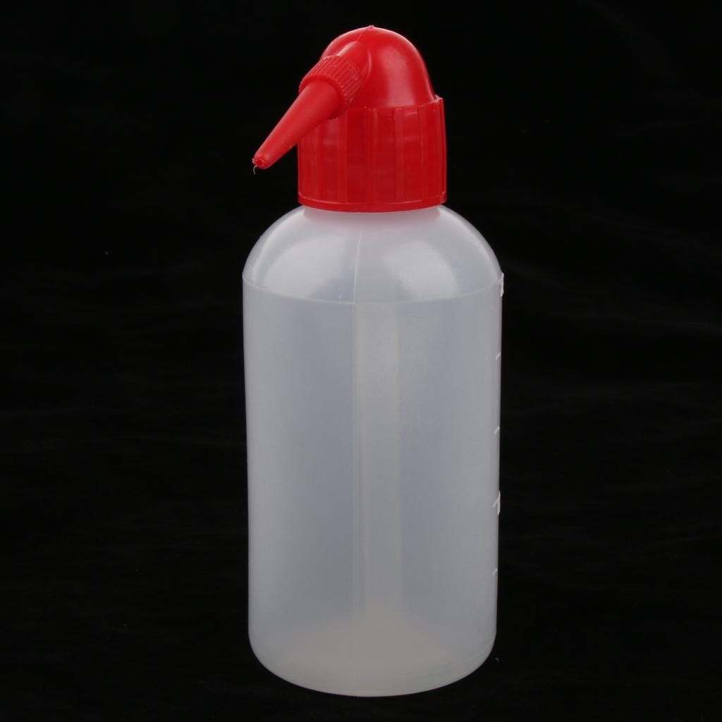 250ml Plastic Graduated Lab Safety Wash Bottle Tattoo Squeeze Wash Bottle