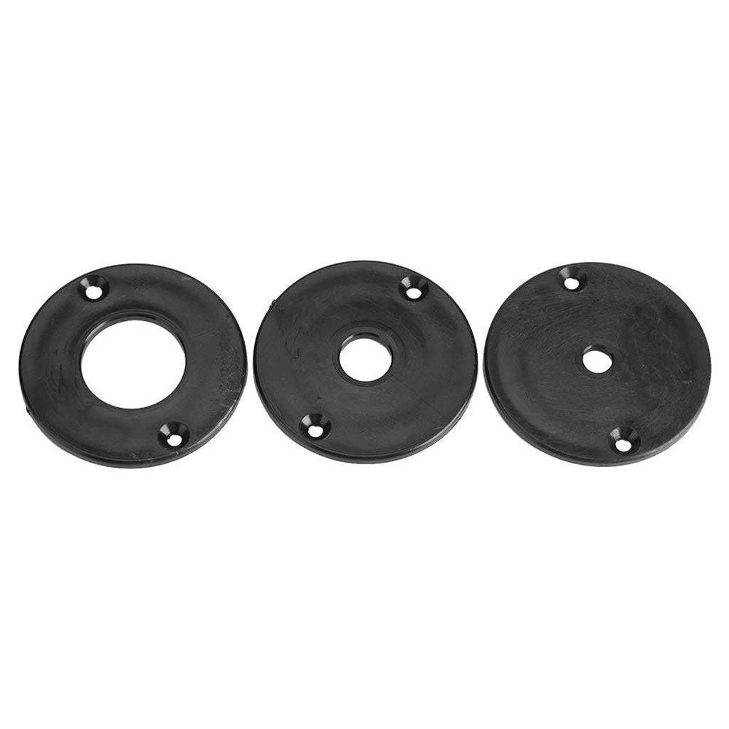 General Aluminum Router Table Insert Plate with 4pcs W/Rings Screws