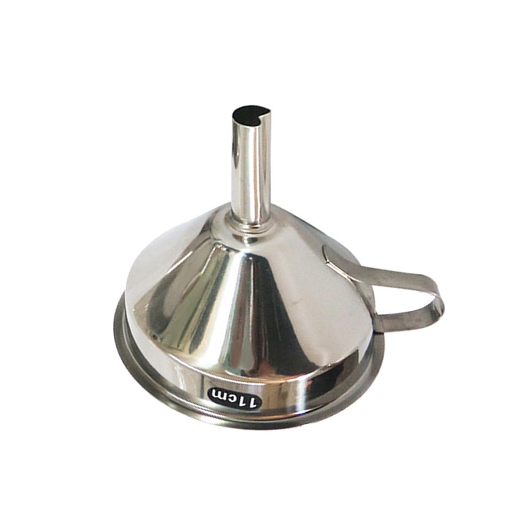 11-15cm Stainless Steel Funnel with Strainer 11cm