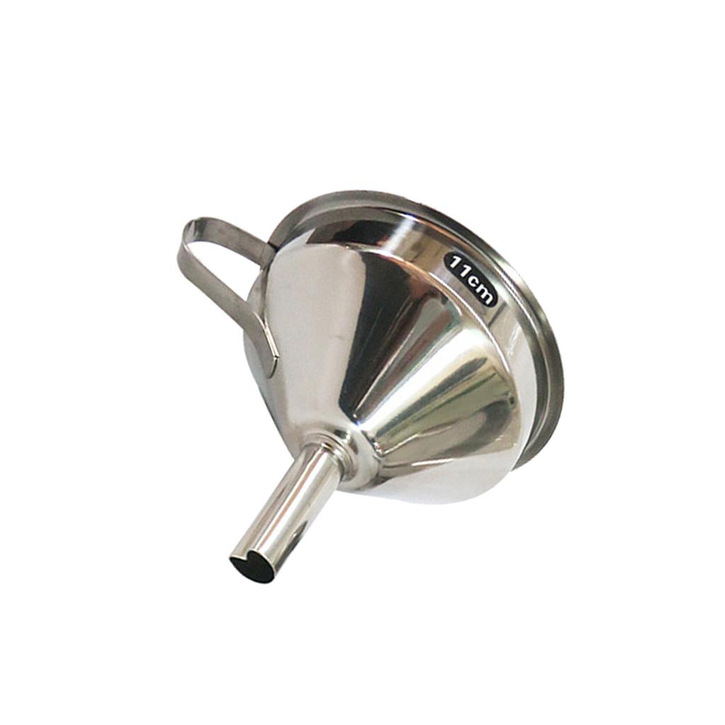 11-15cm Stainless Steel Funnel with Strainer 11cm