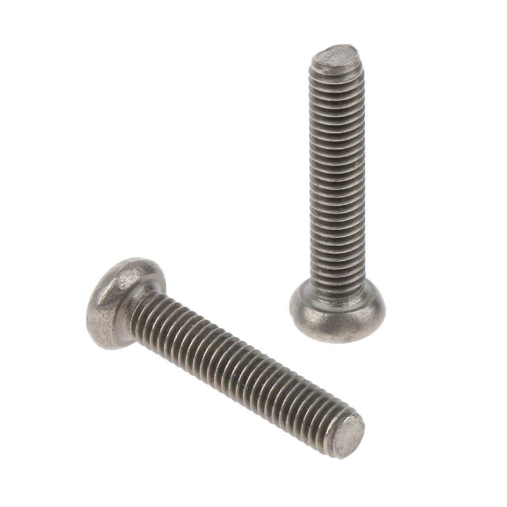 10 Pcs M3 Pan Head GR1 Titanium Machine Screws Phillips Drive M3 x 12mm