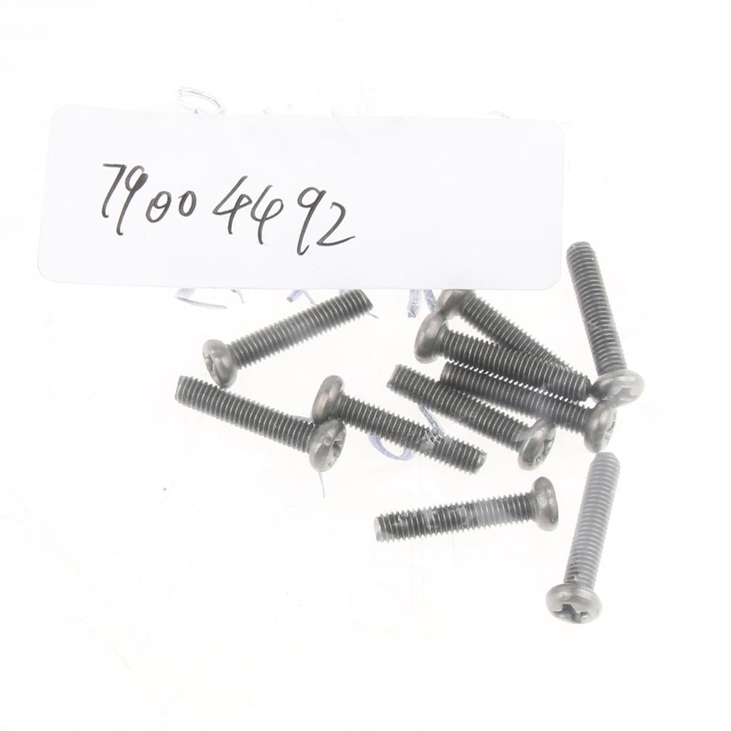 10 Pcs M3 Pan Head GR1 Titanium Machine Screws Phillips Drive M3 x 15mm