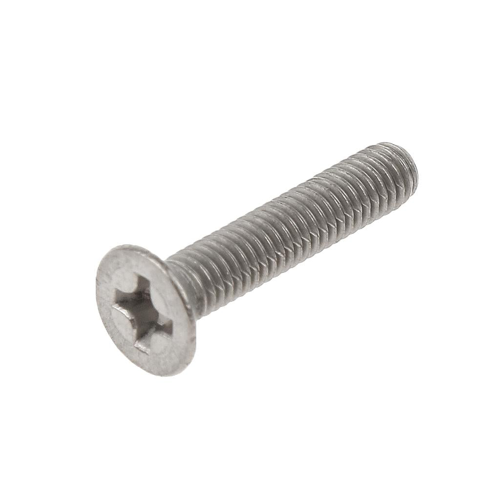 10 Pcs,M3 x 6mm, 1/4 Inch, Flat Head Grade 1 GR1 Titanium Machine Screws, Phillips Drive,Pitch 0.7