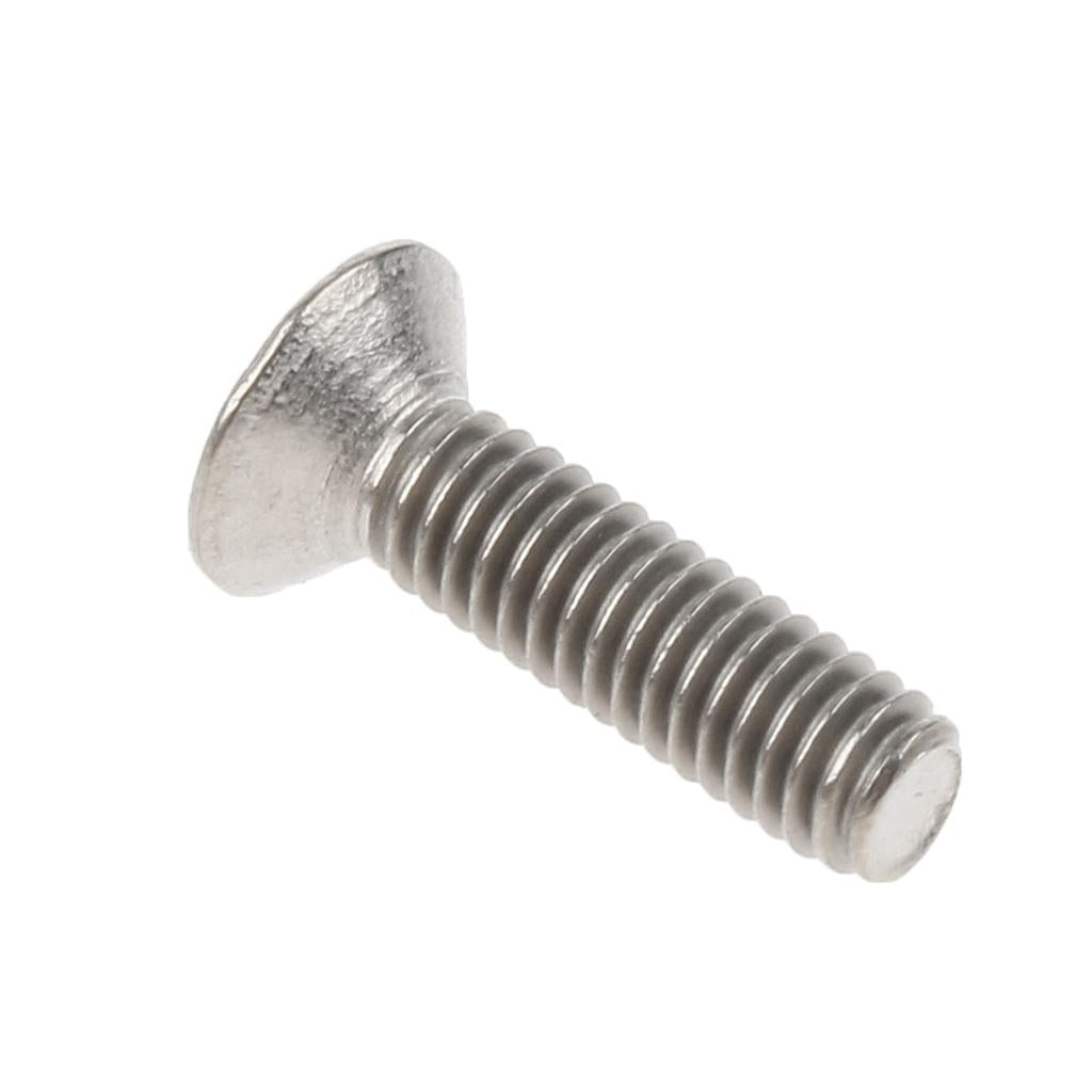 10 Pcs M4 Flat Head Grade 1 Titanium Machine Screws Phillips Drive M4 x 12mm