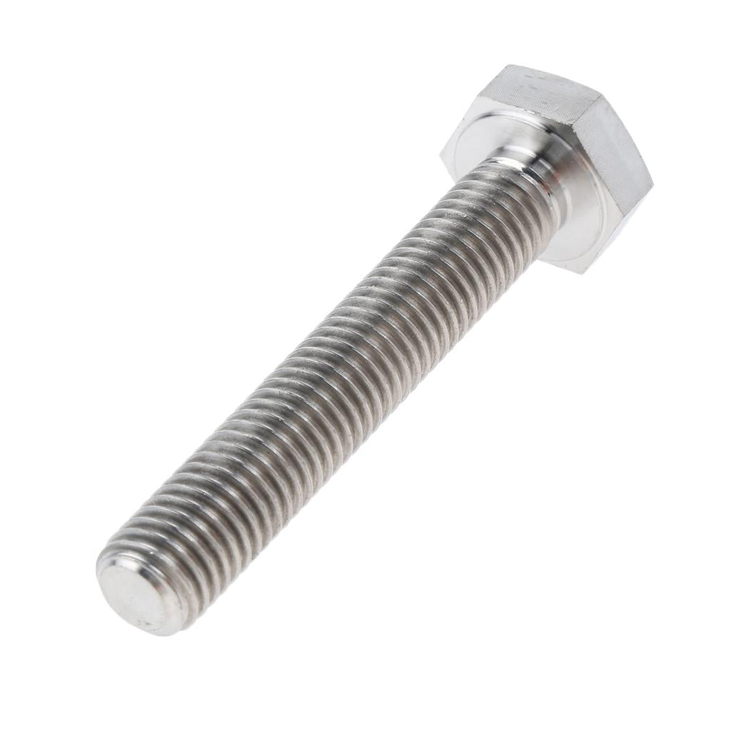 5 Pieces Hex Head Cap Bolt Screw, External Hex Drive, Titanium Alloy M10×60