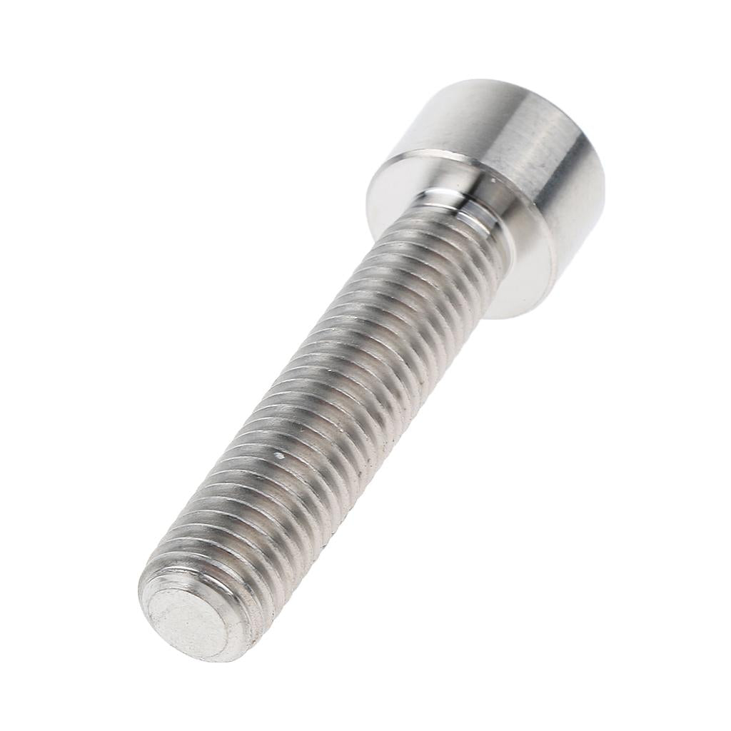 5 Pieces M10*45 GR5 Titanium Alloy Hex Allen Socket Head Cap Screws Bolts