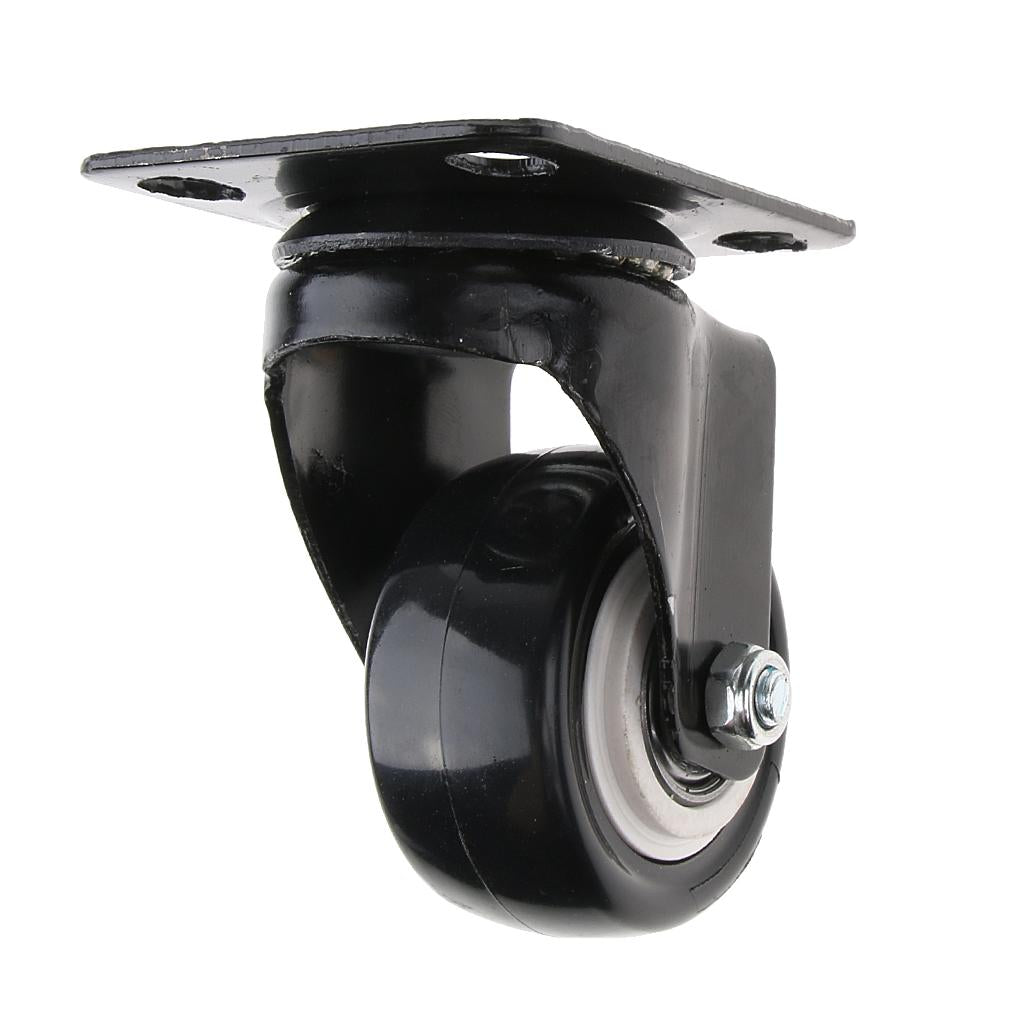 2-inch Heavy Duty Plate Swivel Caster Wheel Thread Stem for Rack Shelf