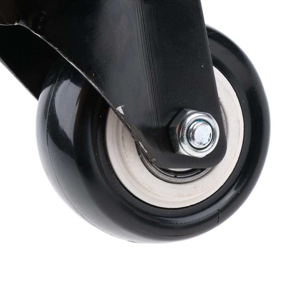 2-inch Heavy Duty Plate Swivel Caster Wheel Thread Stem for Rack Shelf