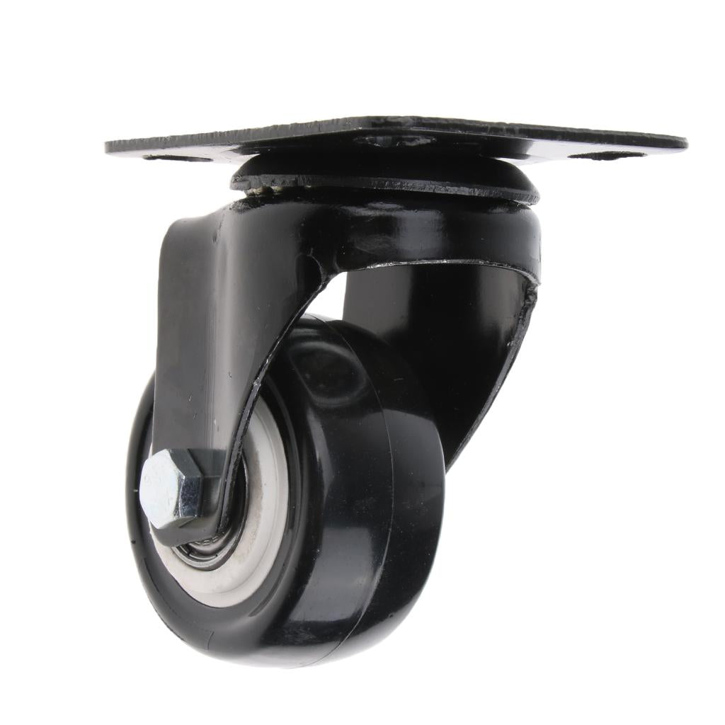 2-inch Heavy Duty Plate Swivel Caster Wheel Thread Stem for Rack Shelf