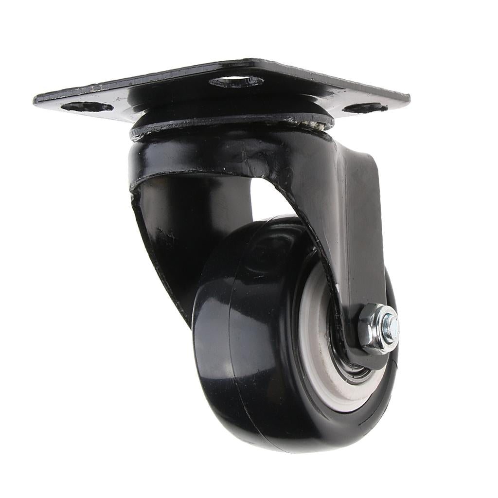 2-inch Heavy Duty Plate Swivel Caster Wheel Thread Stem for Rack Shelf