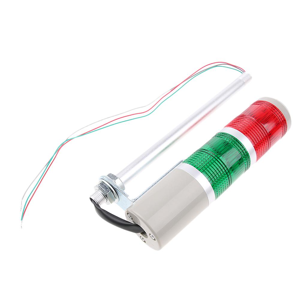 Industrial Security Alarm Warning Signal Light Lamp Factory Red Green AC220V