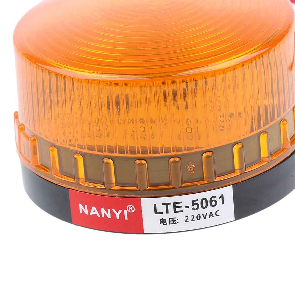 Warning Strobe Beacon Alarm Light Signal Tower Lamp Water Proof AC220V LED - Easy to Install