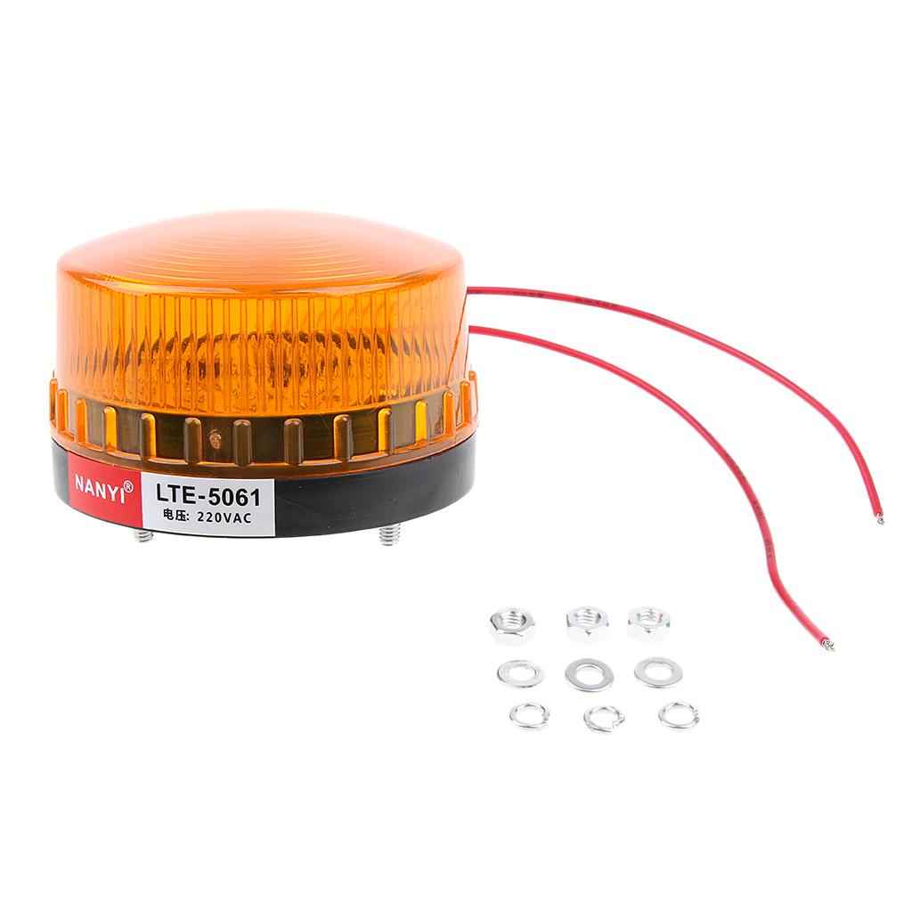 Warning Strobe Beacon Alarm Light Signal Tower Lamp Water Proof AC220V LED - Easy to Install