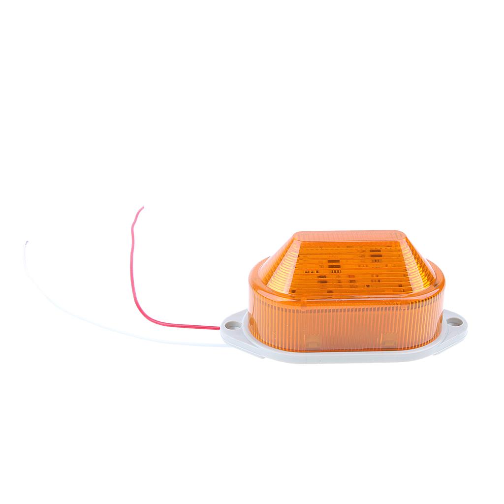 12V Stroboscopic Warning Light Signal Beacon Yellow, of industry level long working life