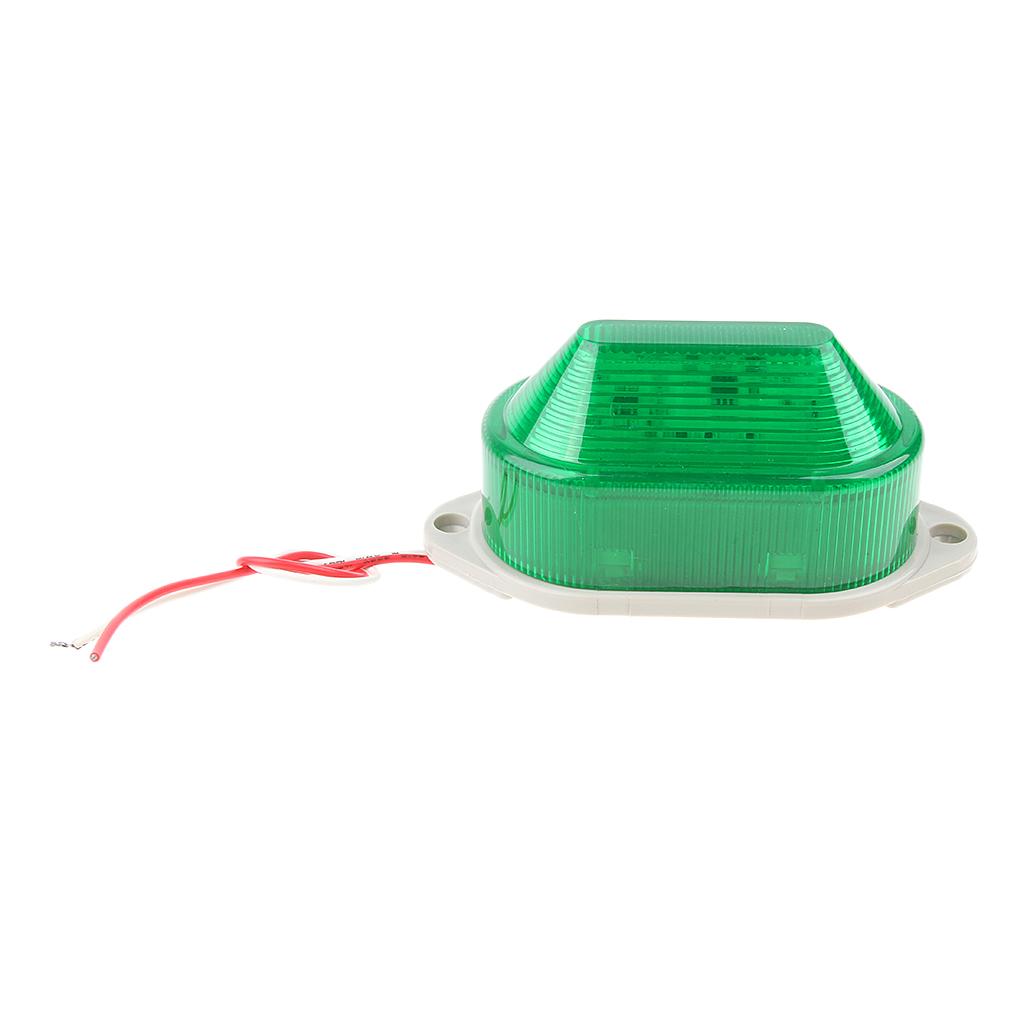 12V Stroboscopic Warning Light Signal Beacon Green, of industry level long working life