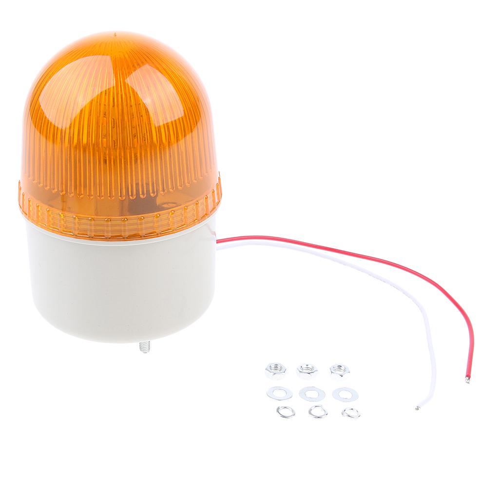 12V Strobo Warning Light Signal Beacon Yellow With Audible Alarming, of Single stroboscopic light mode