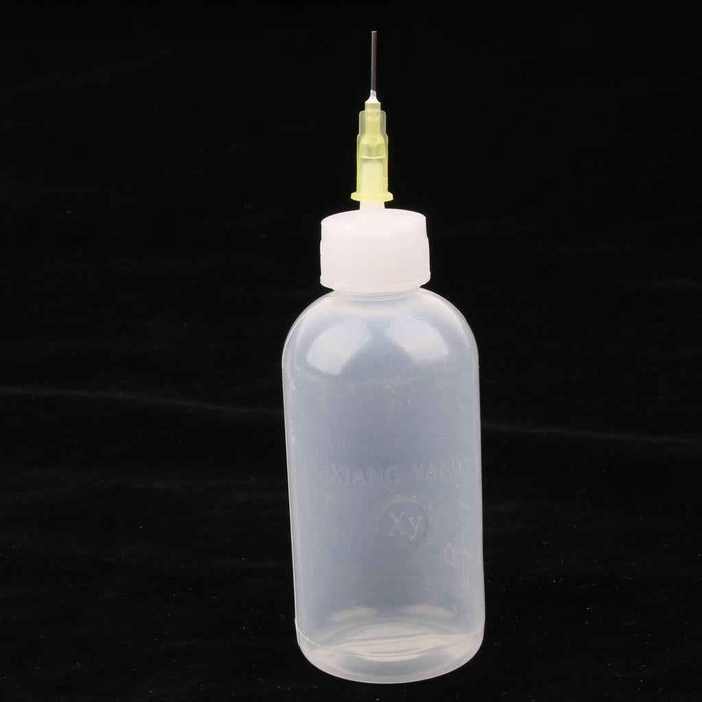 12pcs 50ml Glue Applicator Bottle Precision Needle Tip Liquid Dropper Bottle