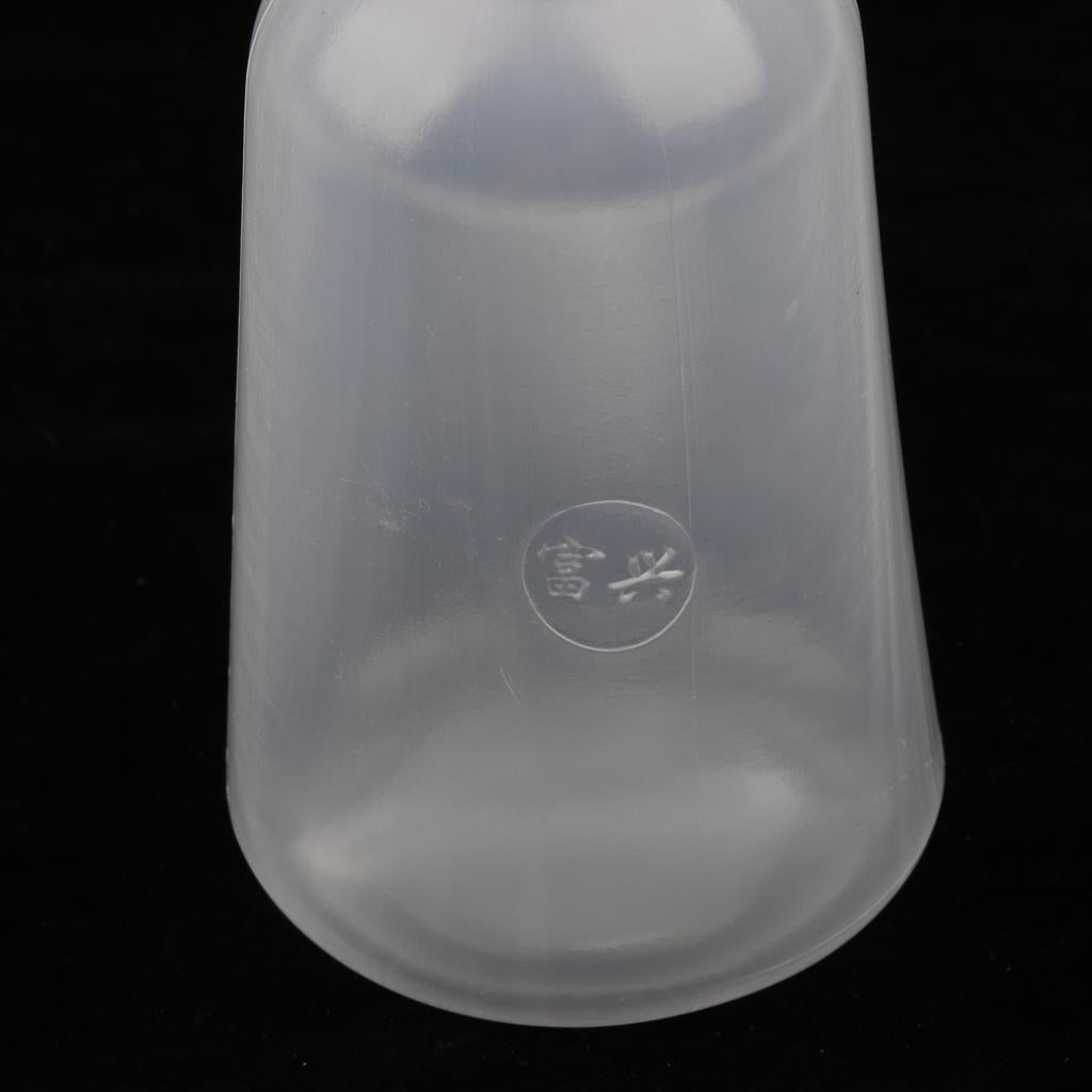 14pcs 250ml Clear White Thick Plastic Liquid Glue Applicator Bottle
