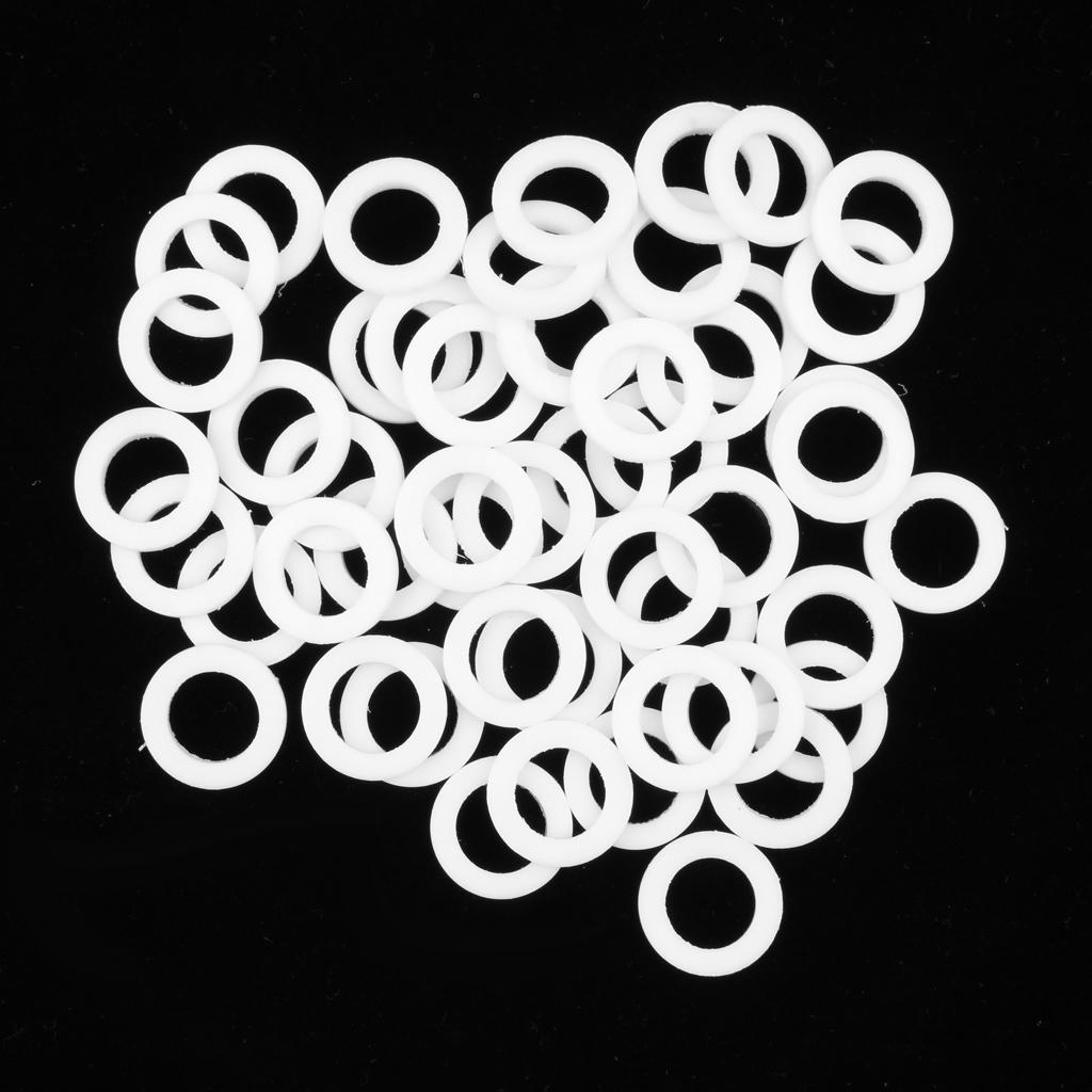 PTFE Washer Flange Gasket O-ring Seal 50pcs Three Quarter Inch