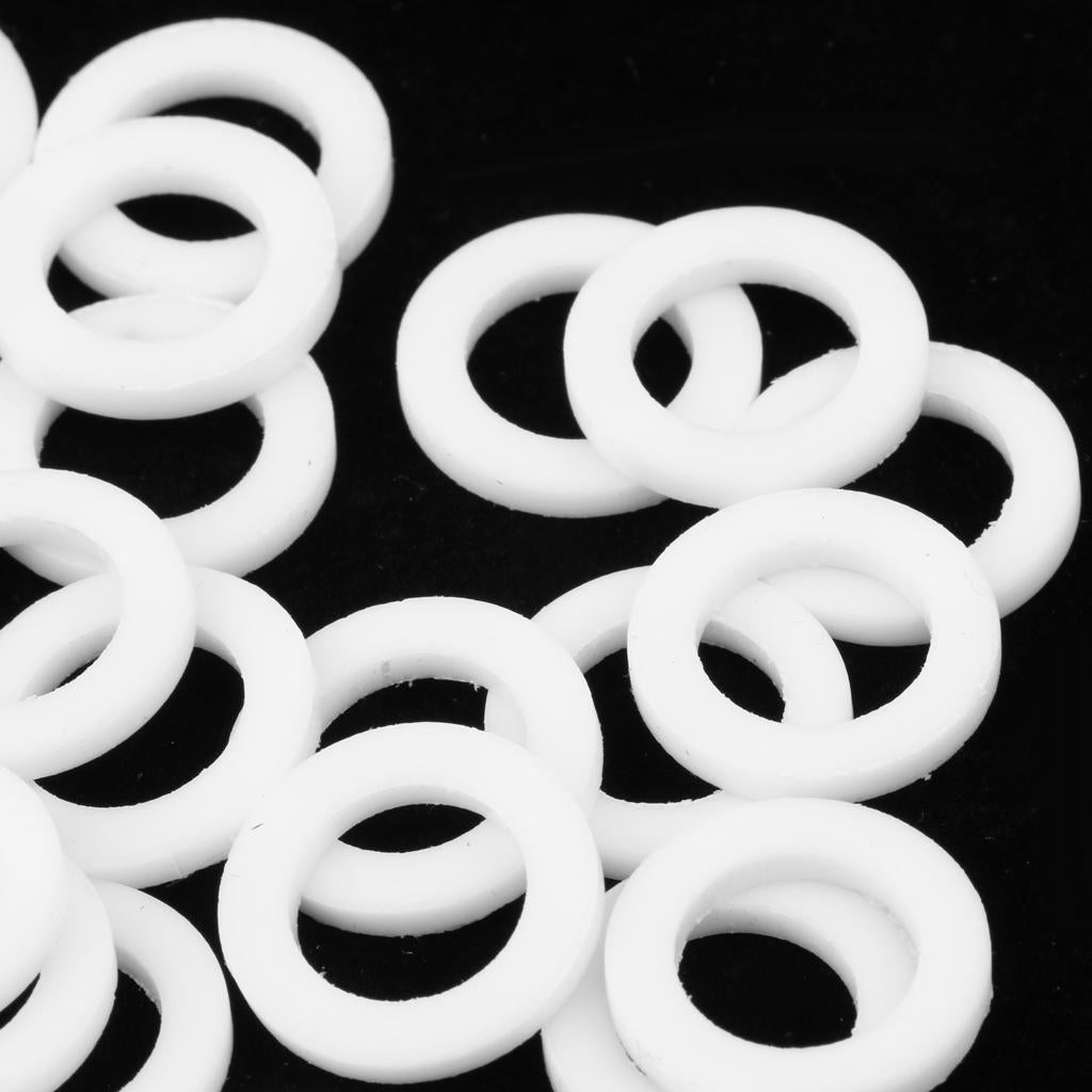 PTFE Washer Flange Gasket O-ring Seal 50pcs Three Quarter Inch