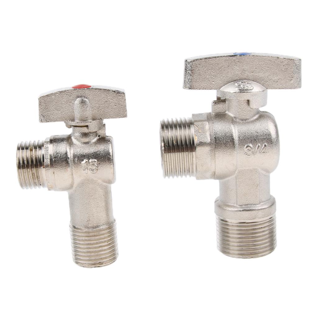 1x Water Heating Triangular Valve Lengthen Angle Valve Gas and Gas Ball