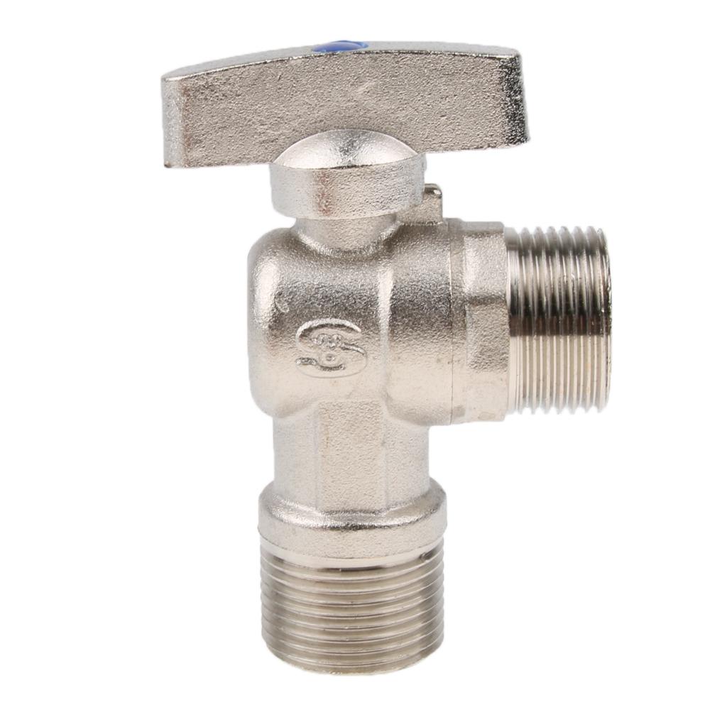 1x Water Heating Triangular Valve Lengthen Angle Valve Gas and Gas Ball