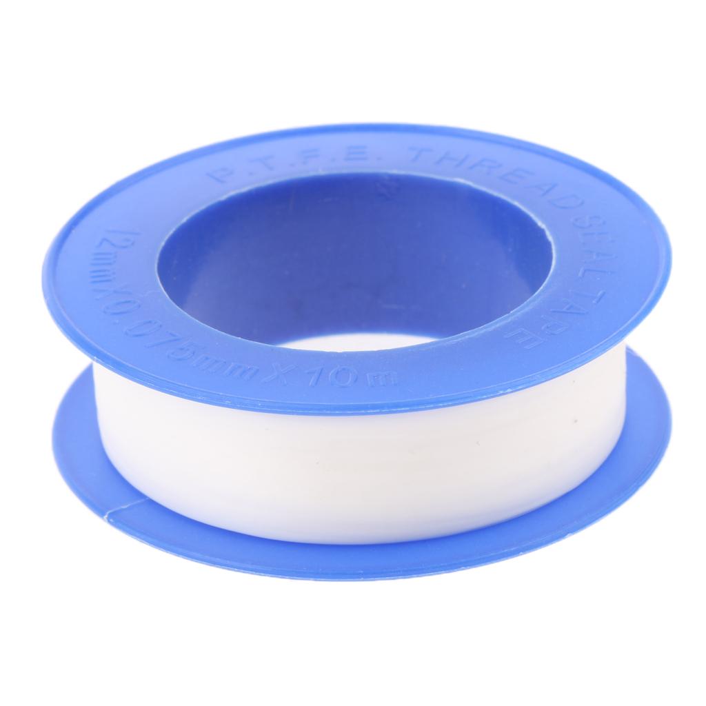 10 Pieces 10m Long Thread Seal Tapes Plumbing Joint Fitting Sealing Tape for Pipe Toilet Sink Accessory