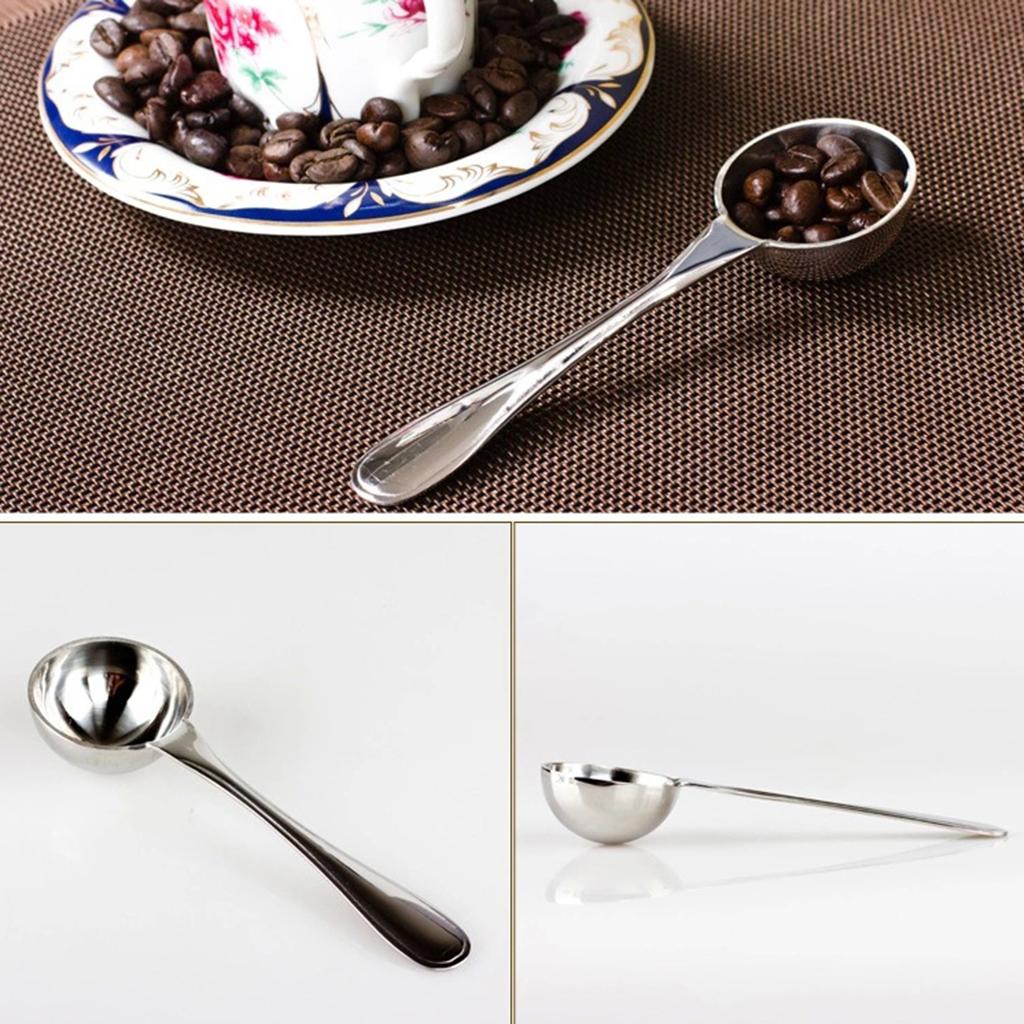 Stainless Steel Coffee Spoon Condiment Scoop Dessert Ladle 16cm