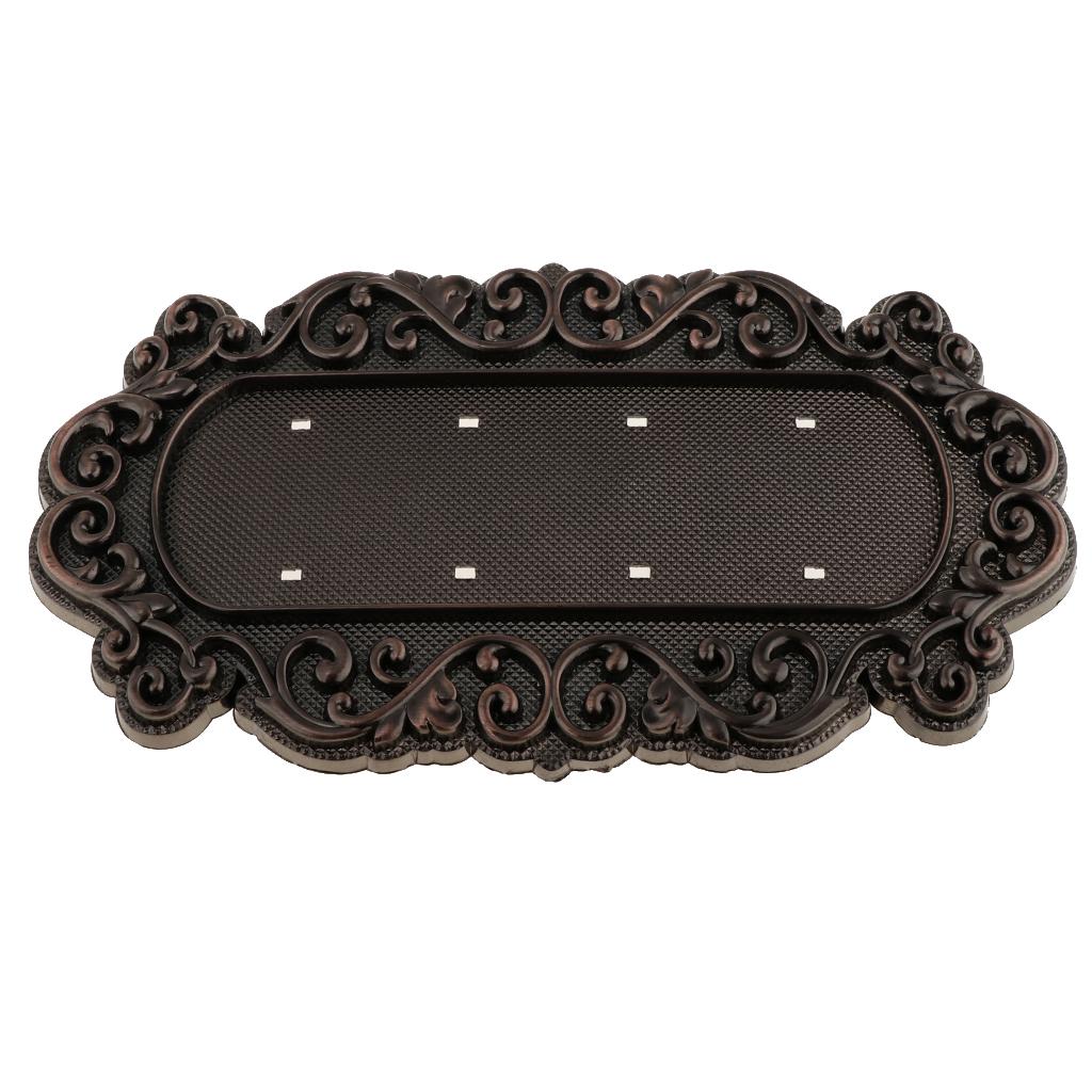 ABS Plastic Retro Detachable Address House Number Sign Plaque Door Plate B