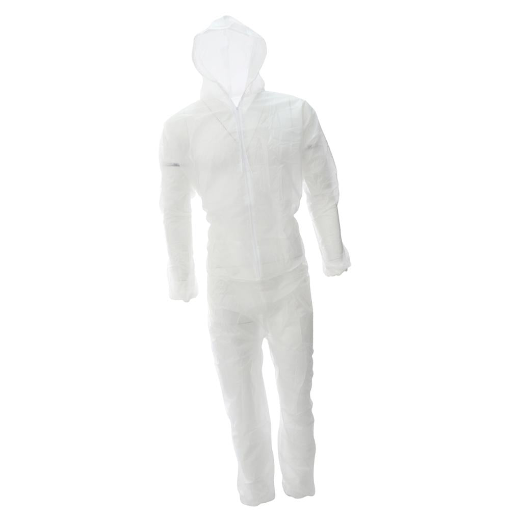 Disposable Coveralls Dust Spray Suit Non-woven Lab Overall Clothing Blue