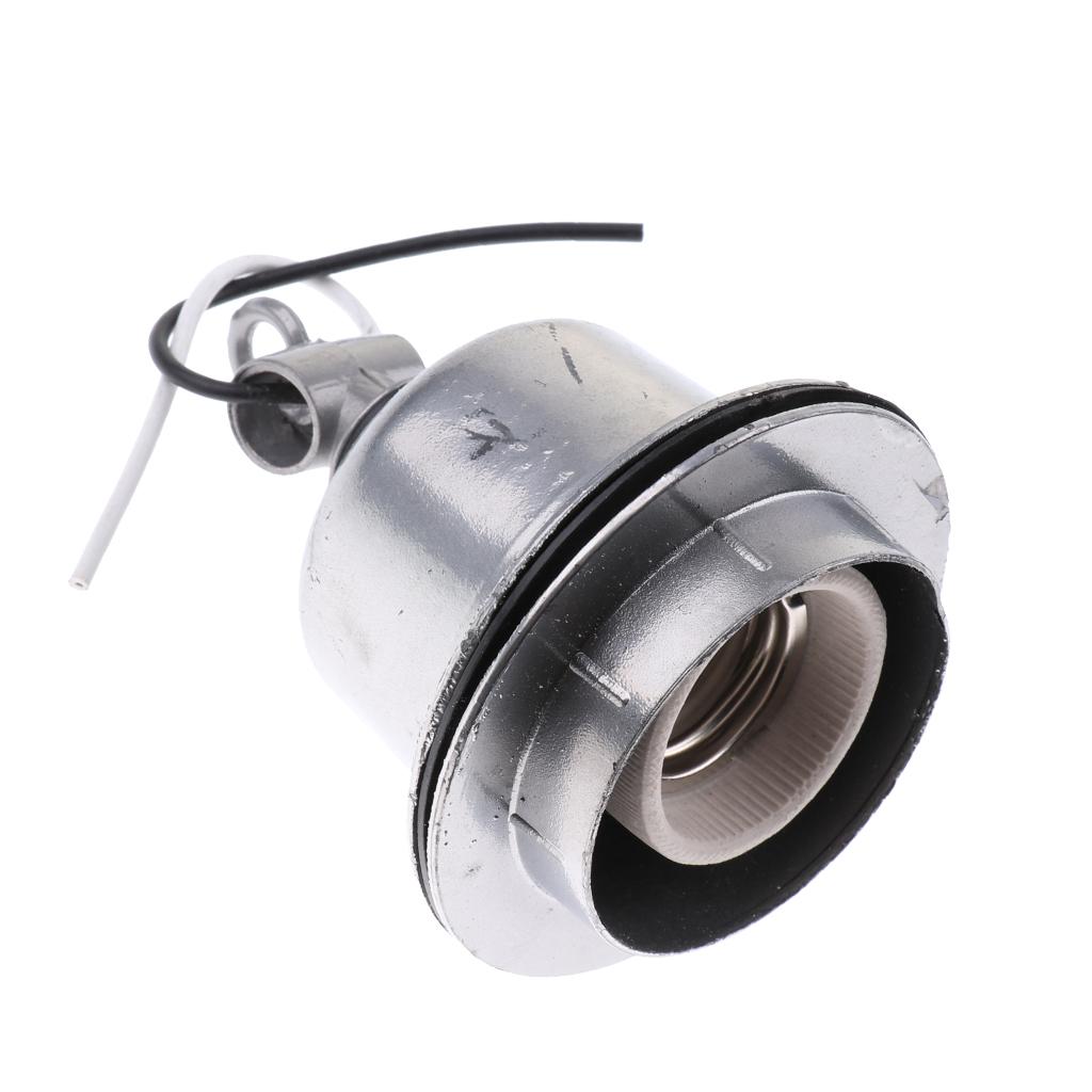 E27 Waterproof Aluminium Bulb Lamp Heater Holder Lamp Socket