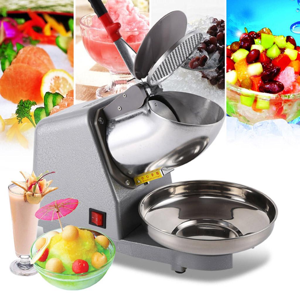 Electric Ice Crusher Shaver Machine Snow Cone Maker Orange