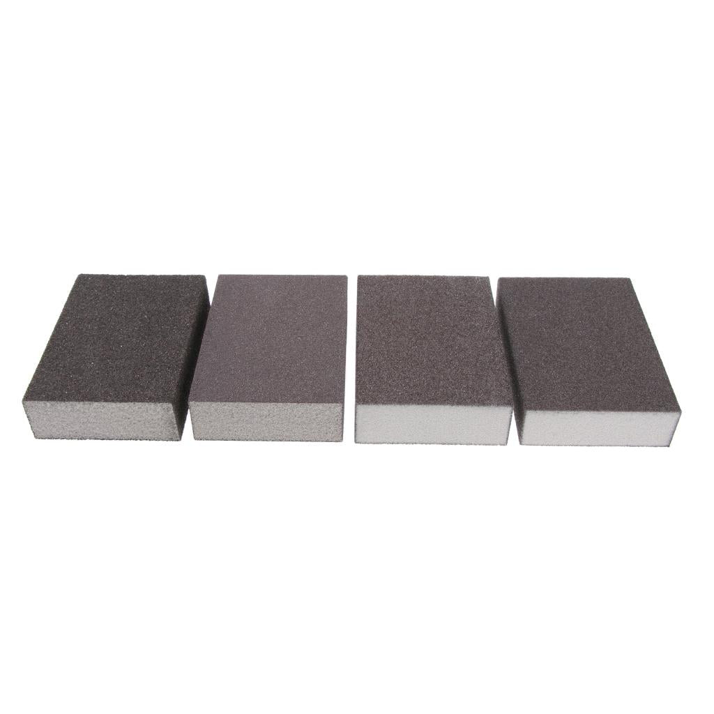 5 Pieces Sanding Sponge Sheet Abrasive Block Pad Tool 60-80 Extra Fine