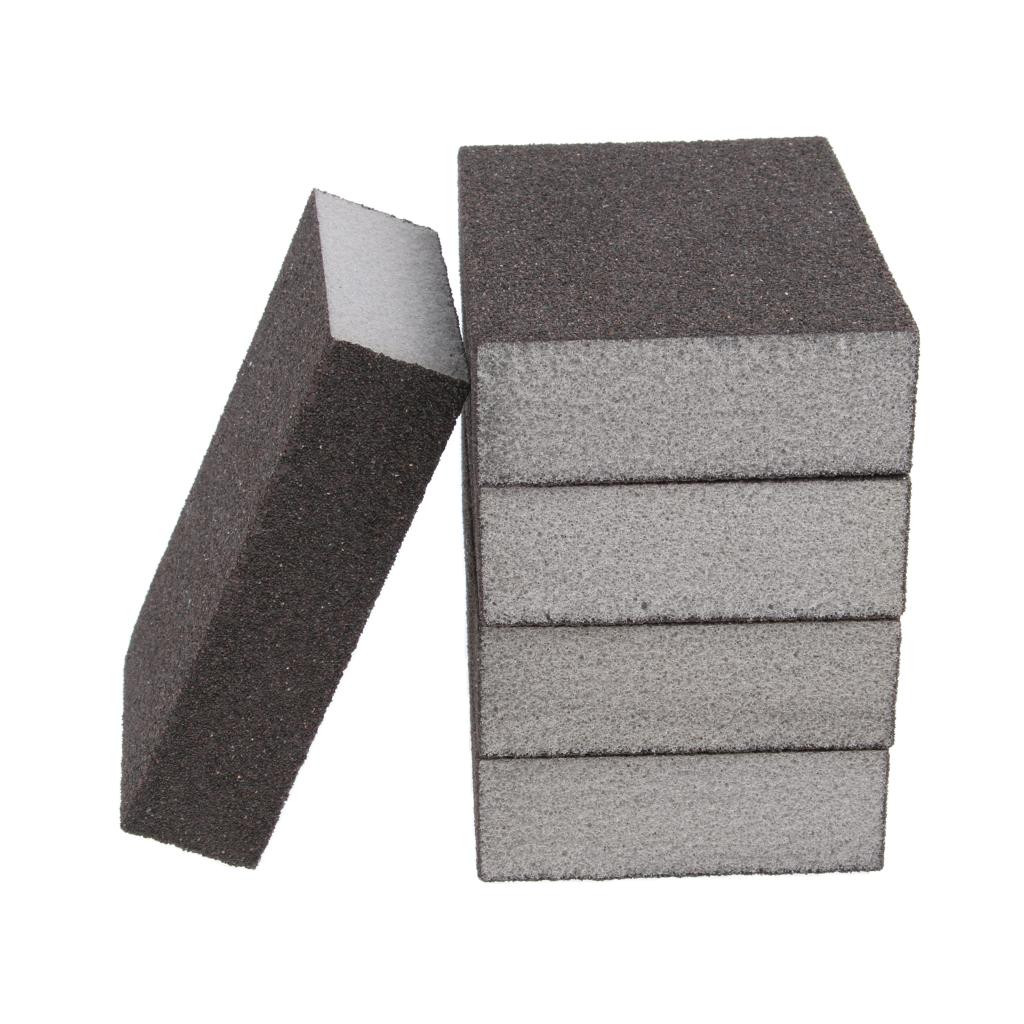 5 Pieces Sanding Sponge Sheet Abrasive Block Pad Tool 120-180 Fine