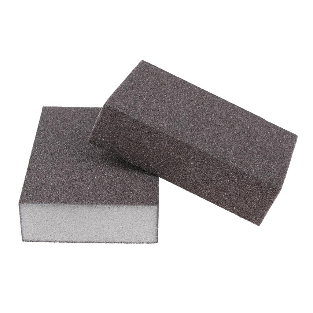 5 Pieces Sanding Sponge Sheet Abrasive Block Pad Tool 240-320 Medium Fine